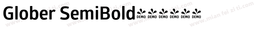 Glober SemiBold字体转换